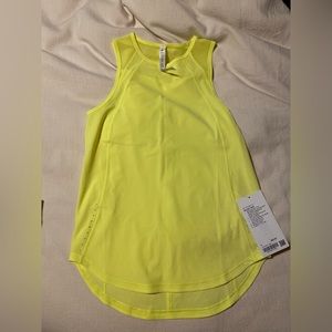 New Yellow Lululemon Sculpt Tank Top